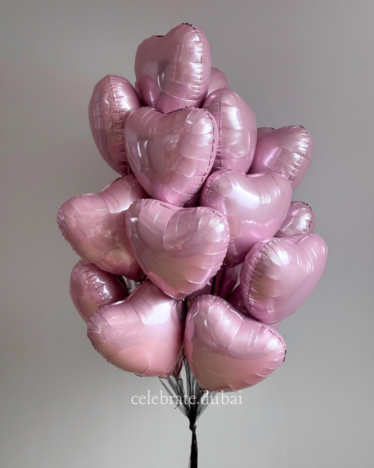 Helium Heart Balloons 23 Pcs: Foil Balloons For Valentine’s And Romantic Decor